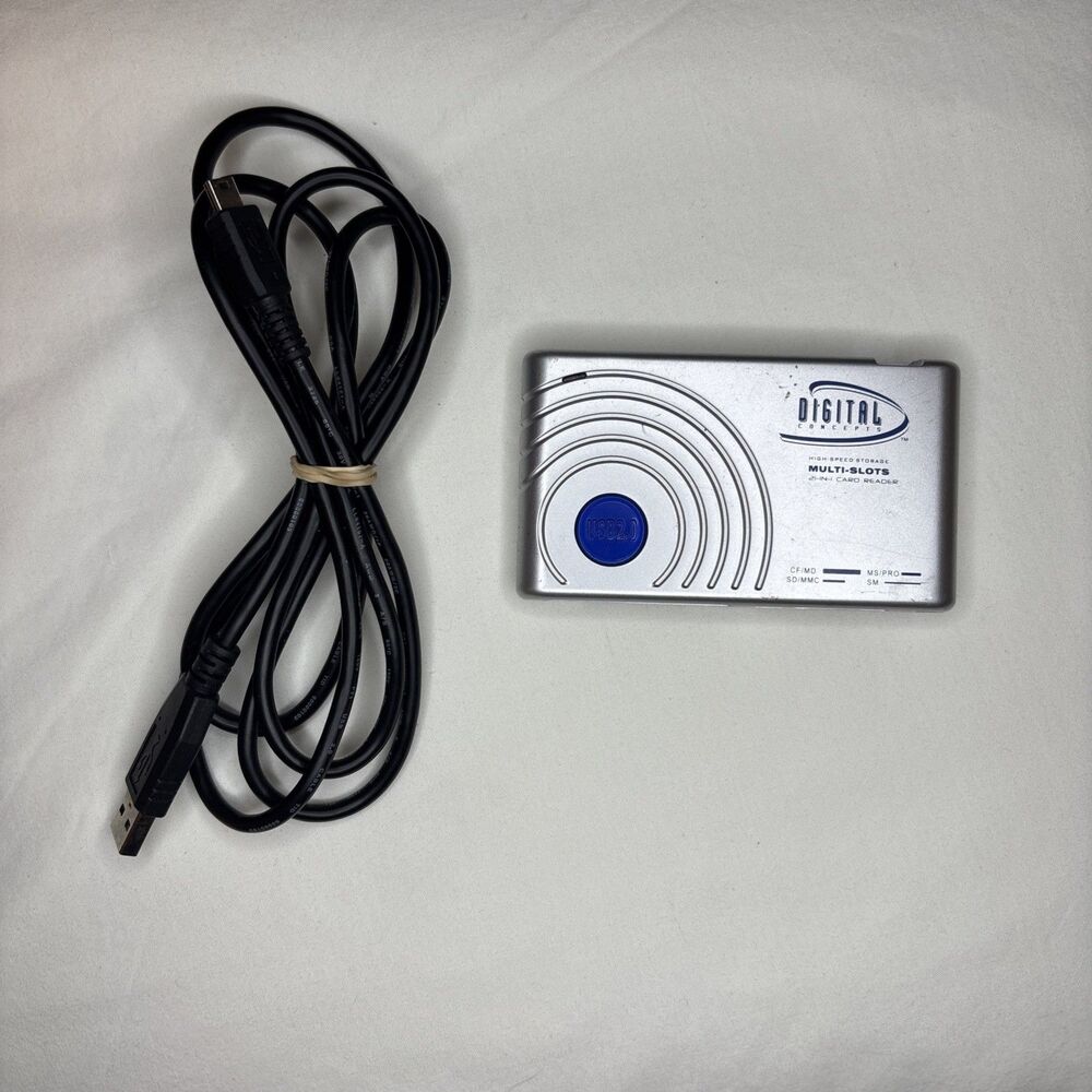 Digital Concepts CR-70R 21-in-1 USB Multi‎ Card Reader High Speed Memory Slot